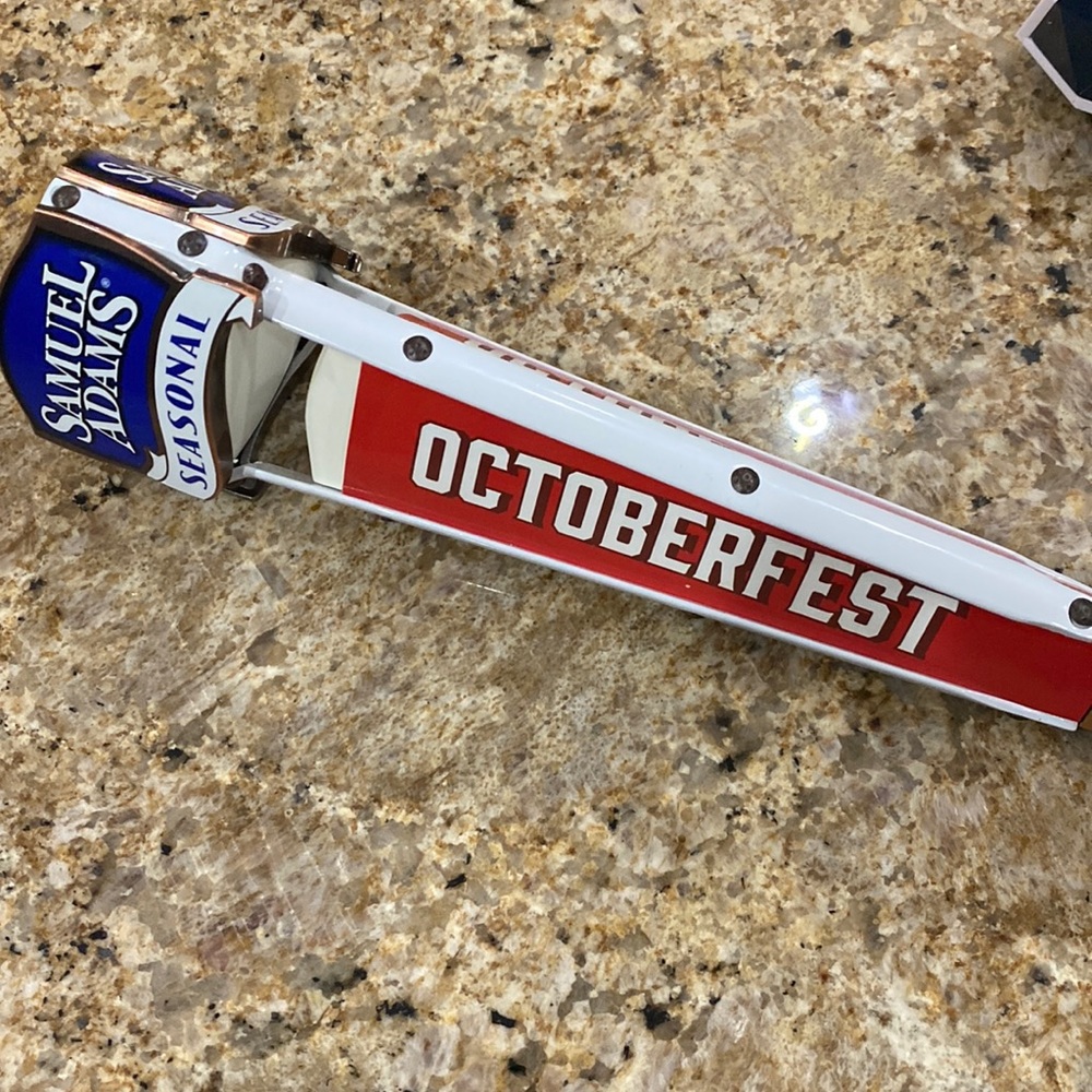 Sam Adams Oktoberfest keg handle